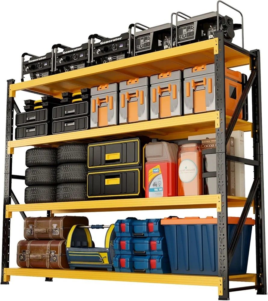 4 Tier Metal Shelving