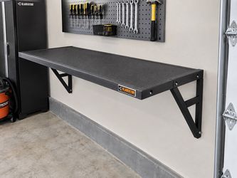 Gladiator GearLoft 45" Steel Mesh Garage Wall Shelf Storage Track System Grey. Great condition, does not include any mounting hardware. Retails $119.9