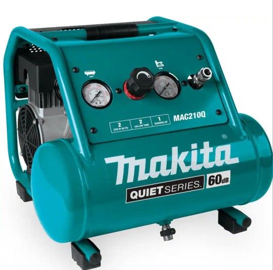 Makita Quiet 2 Gallon Air Compressor 