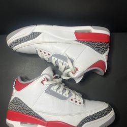 Jordan 3 Fire Red Size 10
