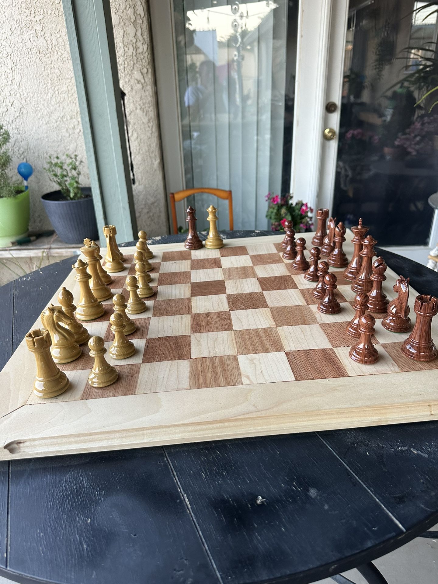 Beautiful Hand Crafted Chess Board