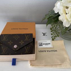 Louis Vuitton Monogram Victorine Wallet Rose Ballerine