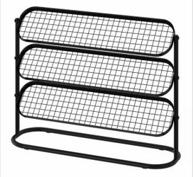 Ikea Shoe rack black ÄLGANÄS