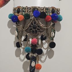 Costume Necklace, multi color