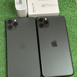 IPhone 11 Pro Max (64gb) Midnight Green UNLOCKED, $450 Each‼️