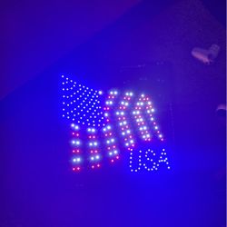 Led Light Up USA sign