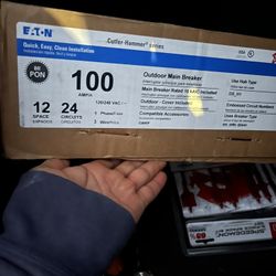 Eaton Sub Panel 100 Amp 12 Space Or 24 Circuits 