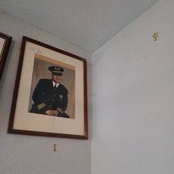 Framed Chief Of Police Water Color