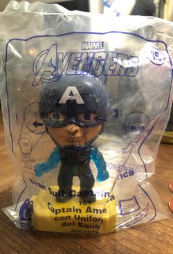 McDonald’s Avenger toy #15 Team Suit Captain America