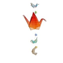 Sparkling Origami Cranes With Wishing Stars