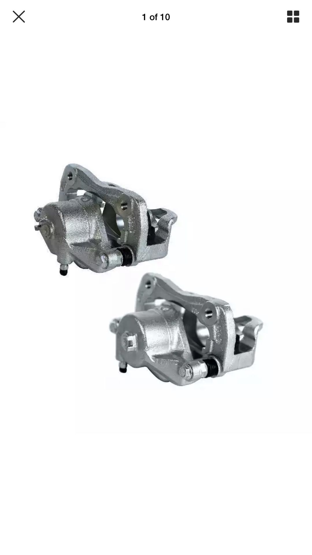 Front Pair (2) Brake Caliper (Hyundai-Elantra & Sonata) (Kia-soul, optima, & magentis)