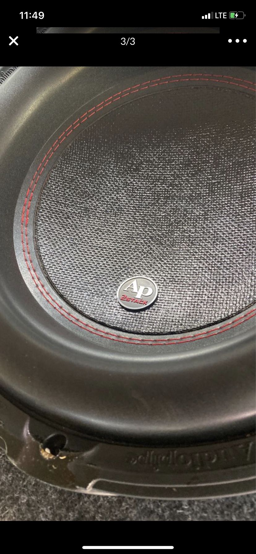 12 in ported box audio pipe