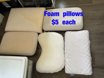 Foam  pillows  -  $5  each