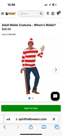 Waldo Costume - New