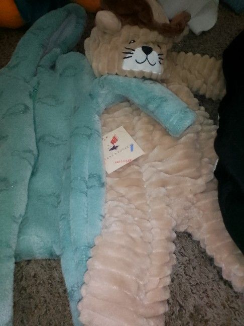6-9 Month Furry Snow Suits