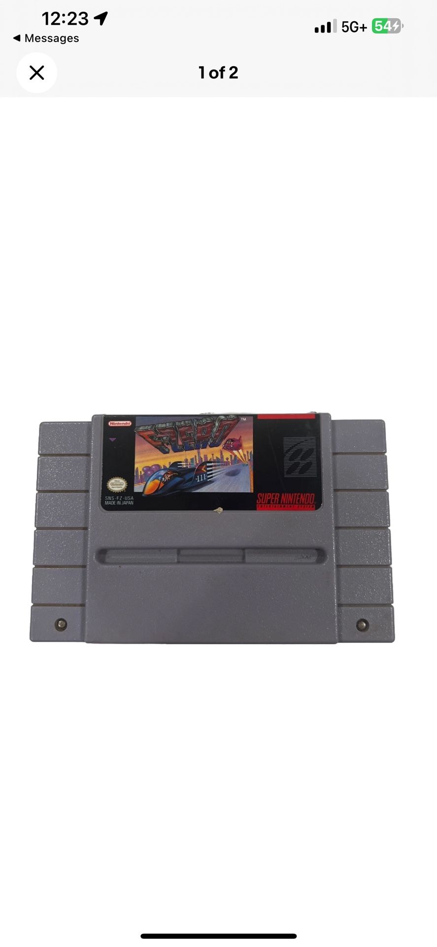 F-Zero (Super Nintendo SNES, 1991)