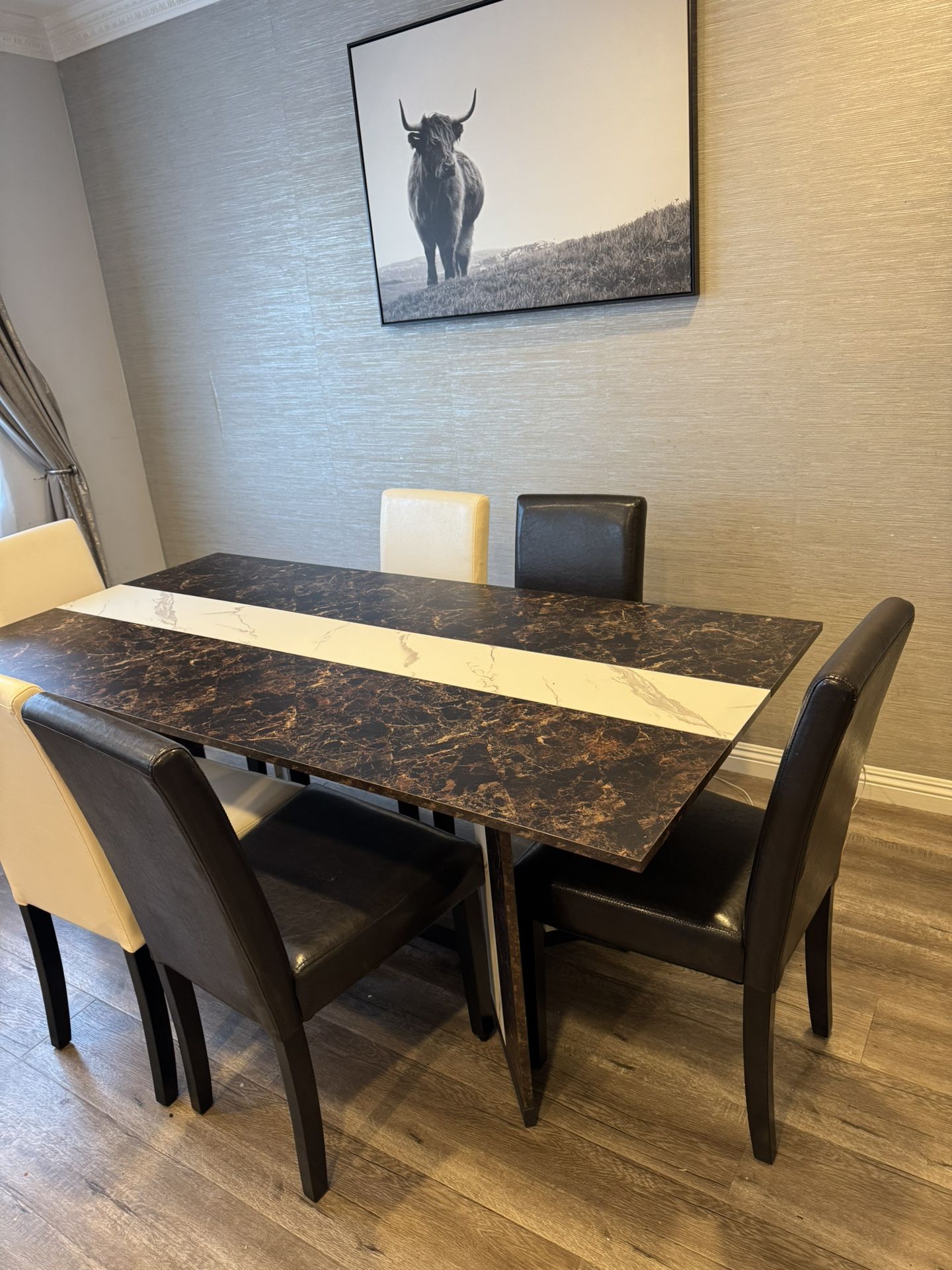 table and chairs
