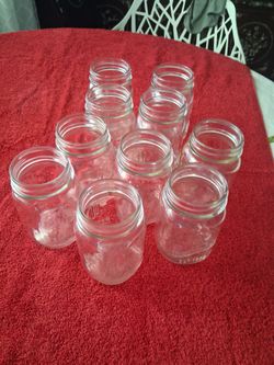 Set of 10 Mason Jar