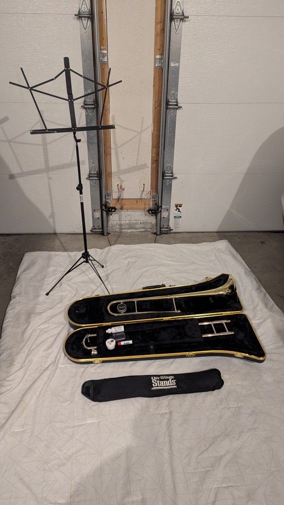 Trombone With Stand