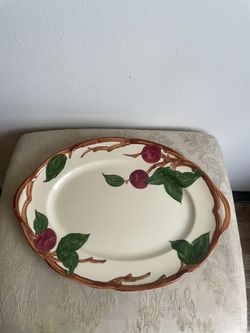Franciscan Apple Platter Made in California Antique 1950s Backstamp -  - Feel Free To Ask Questions