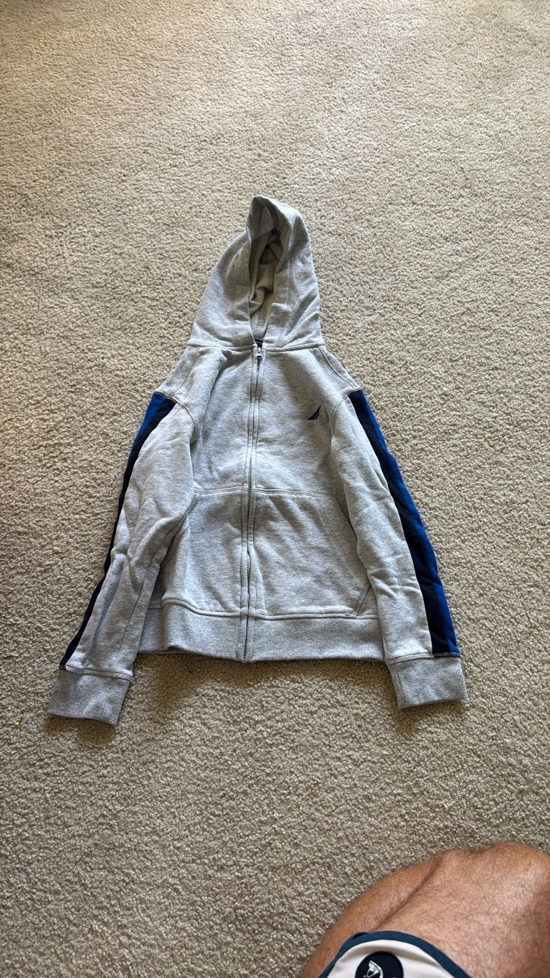 Nautica Zip Up Sweatshirt Medium Youth 10/12
