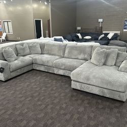 Huge Grey Sectional Couch