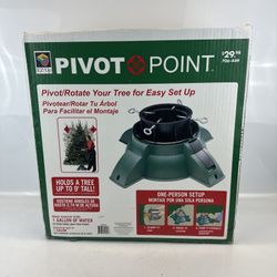 Pivot Point 360° Rotating Christmas Tree Stand – Fits Up to 9' Tree – READ