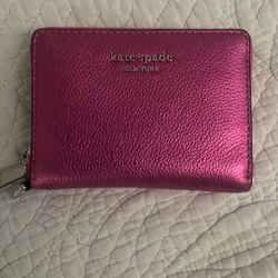 Kate Spade Hot Pink Wallet.  Never Used! Great Condition.