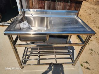 Stainless Steel Sink with faucet