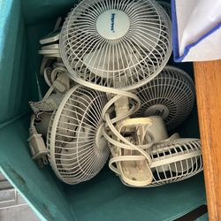 Clip On Mini Fans - Plug In
