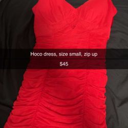 Red Homecoming Dress 