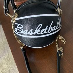 Black Basket Crossbody Bag 