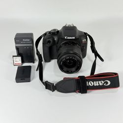 Canon EOS Rebel T6 DSLR Camera with EF 35-80mm f/4-5.6 III Lens & 32GB Memory