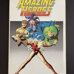 Amazing Heroes #35 (1983) - very early app of Spidey black suit!