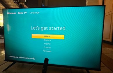 Hisense 43” LED LCD Roku TV