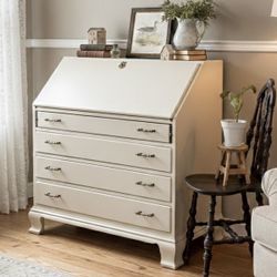 Dresser Secretary Desk Vanity Accent Piece Newly Refinished Willett Wildwood Cherry