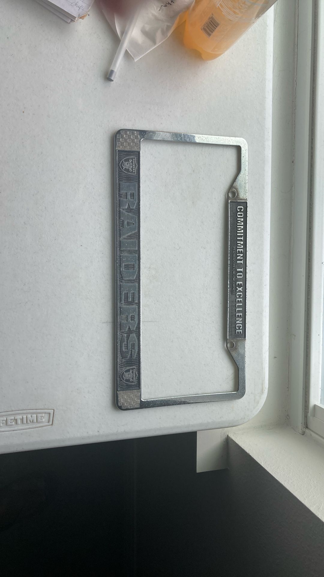 NFL Raiders Plate Holder