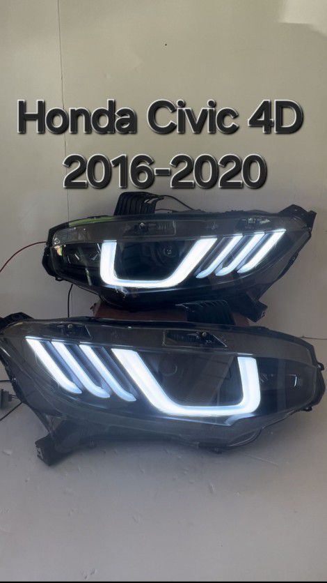 Honda Civic 4D 2016-2020 Headlights