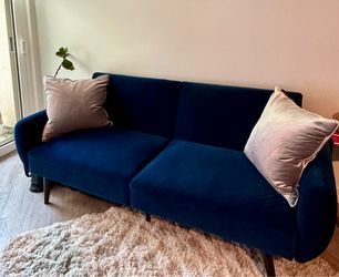 Blue Futon