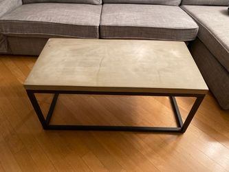 Stone top coffee table