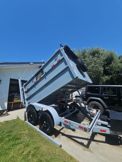 Dump trailer 4x8x10