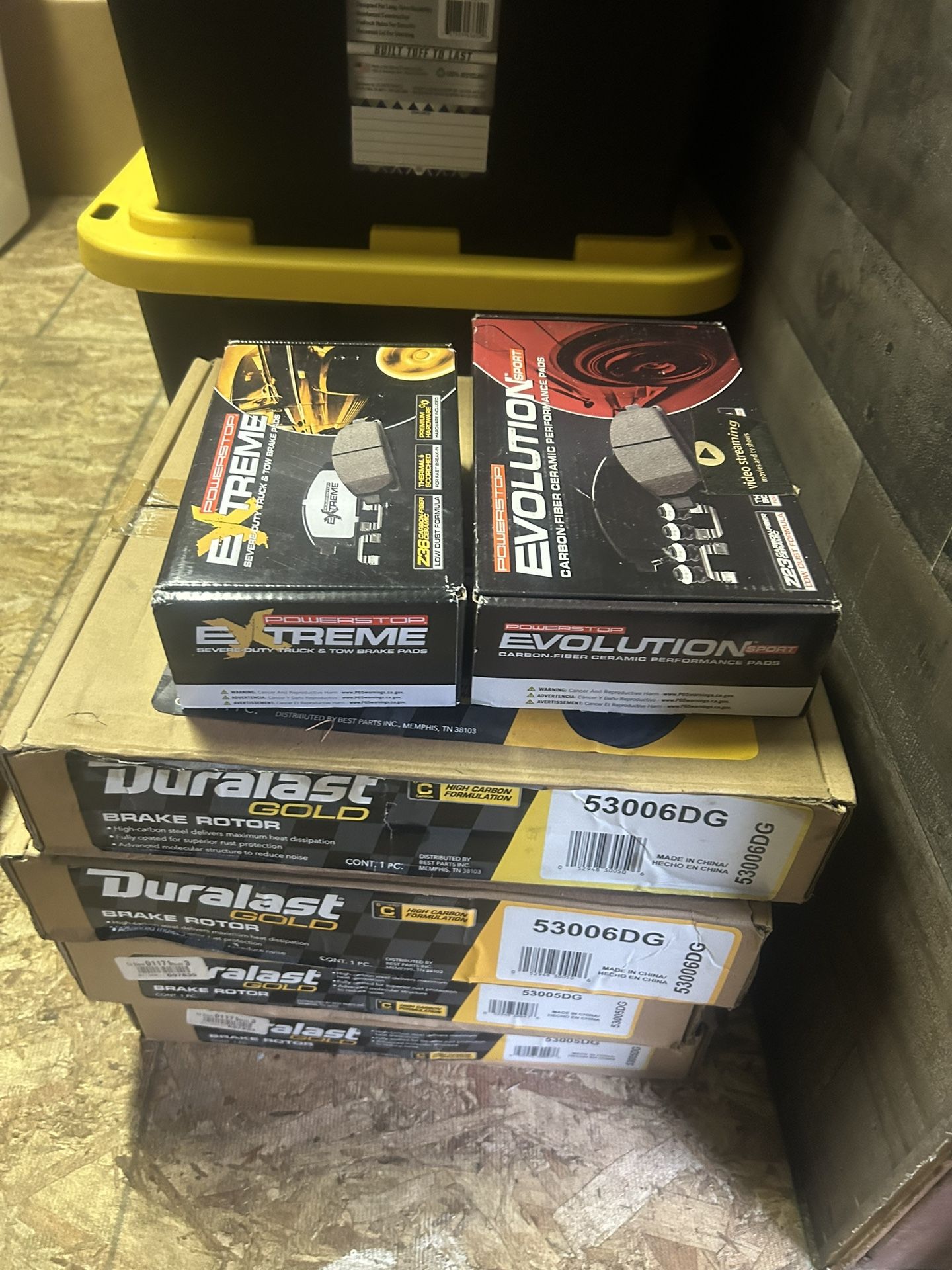 Ram brake rotors and pads