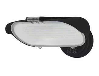 Cedar Hill 72W 8000 Lumen 120 Light Beam Angle Black Dusk to Dawn Integrated LED Flood Light 1-Pack