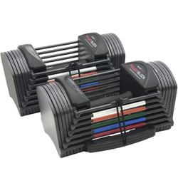 Power Block Sport 24 Adjustable Dumbbells, Set Of 2, Unopened