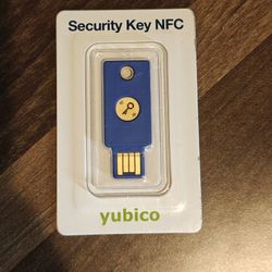 Yubico Security Key NFC (USB-A) — FIDO2/U2F Hardware 2FA Key — NEW