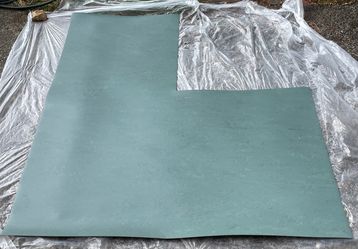 Marmoluem Hunter Green linoleum