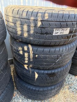 Cooper 265/70/18 Tires – Set of 4