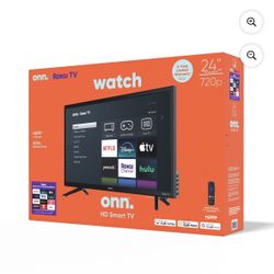 24” onn. Roku Tv