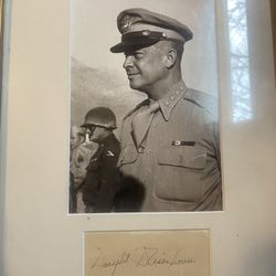 Wartime Autographed Photo 