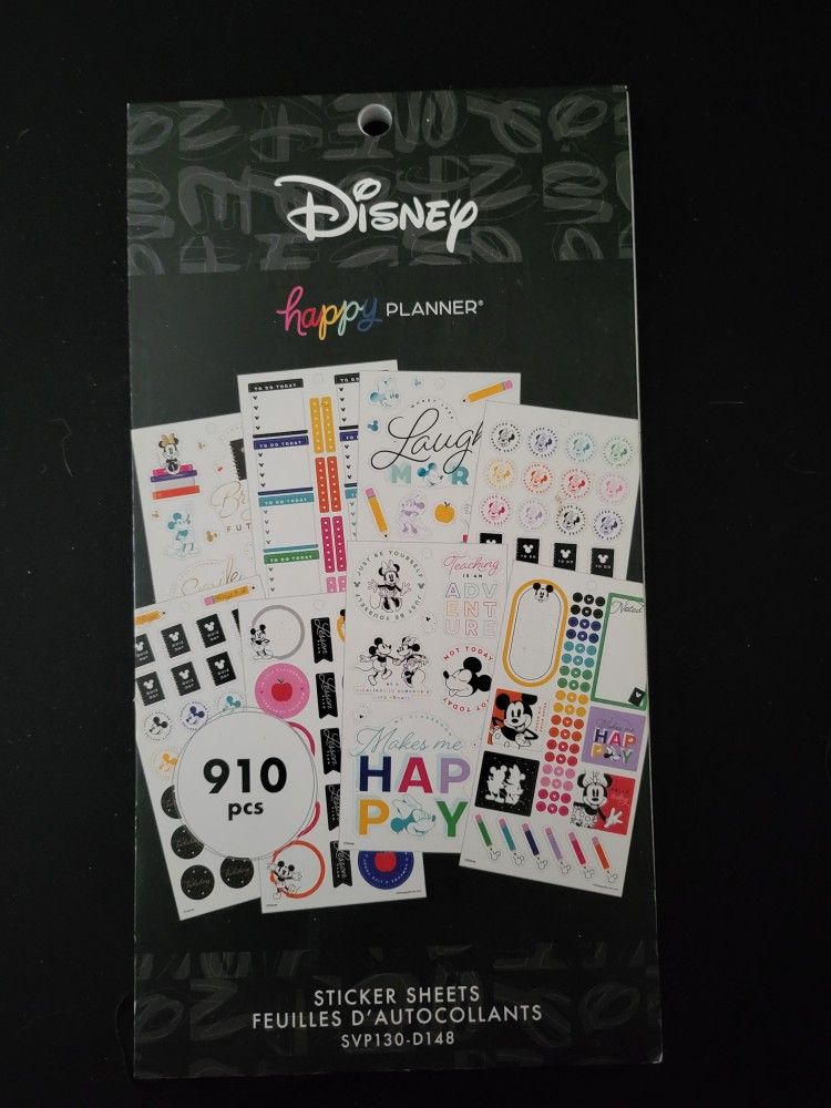 π Disney Happy Planner Sticker Book β 910 Pieces β¨